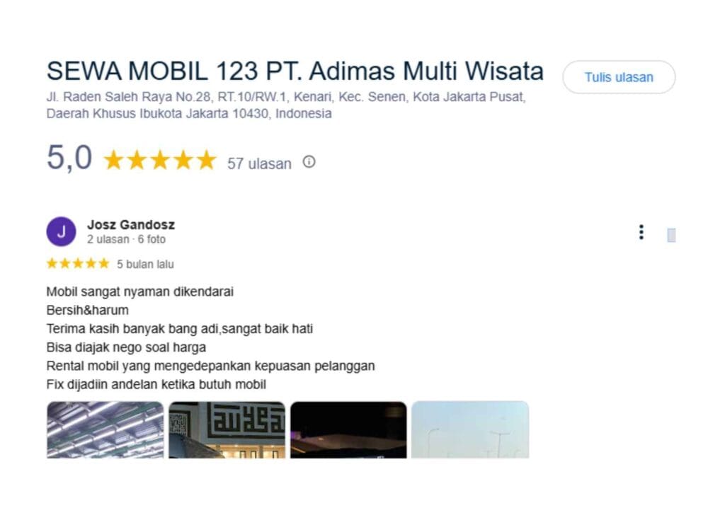 tips rental mobil hiace jakarta